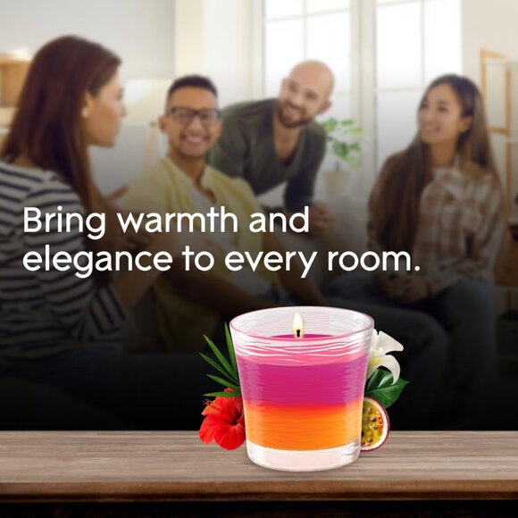 Glade Candles 2-Pack – Hawaiian Breeze & Vanilla Passion Fruit | 4.08oz Each - Picture 3 of 4